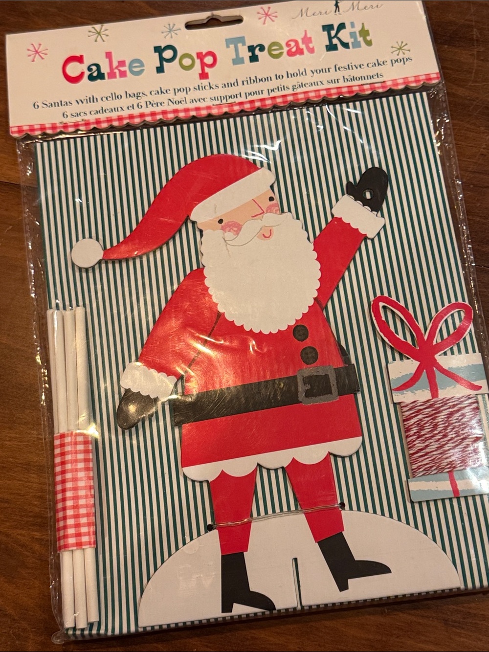 NEW IN Package Christmas Cake Pop Treat Kit Santa Meri Meri NEW